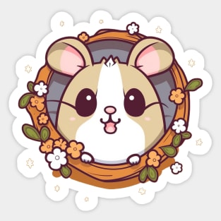 Cute Kawaii Hamster Sticker